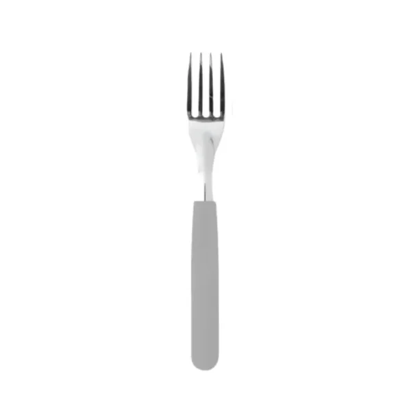 Tenedor mango plástico gris x 12 – CAROL