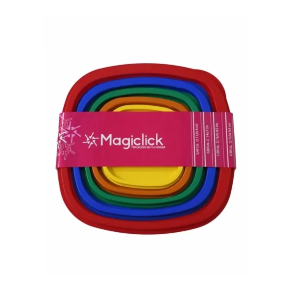 Combo herméticos plásticos x 5 – MAGICLICK
