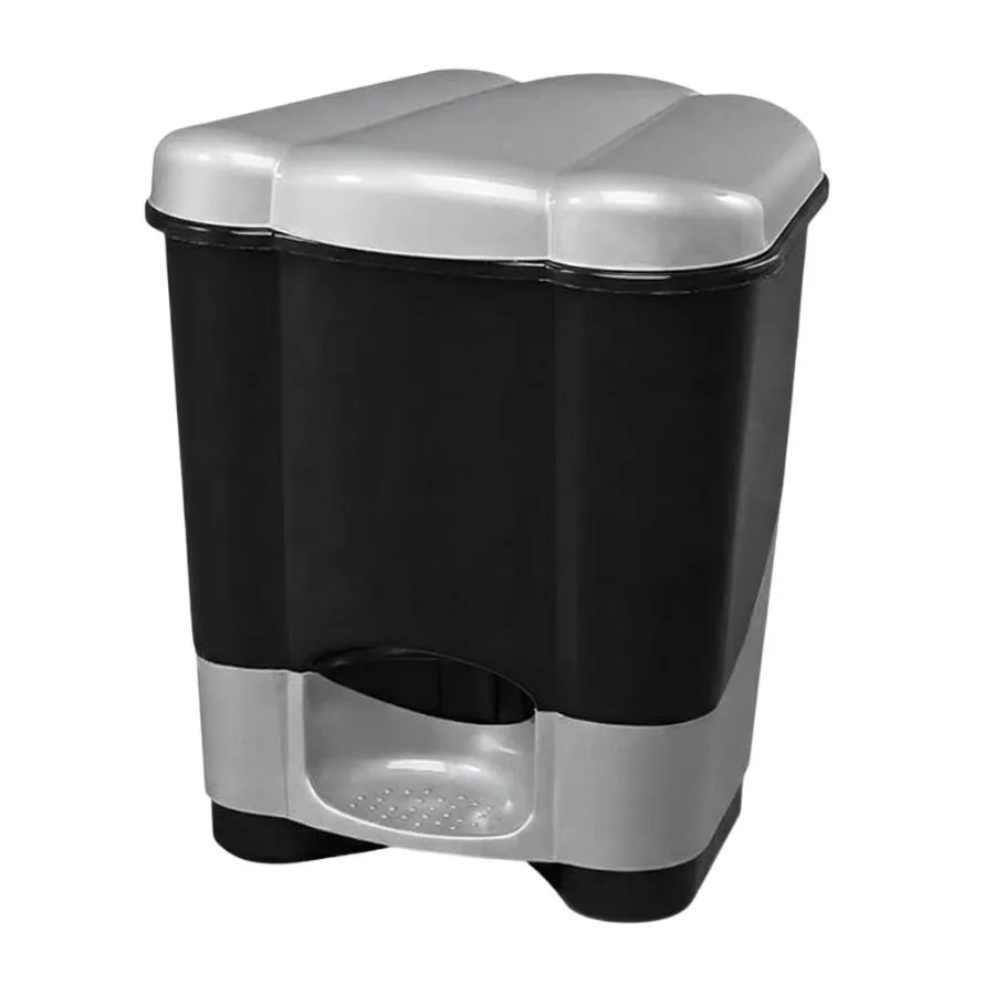 RESIDUO PLAST PEDAL 22 LT NEGRO STAR