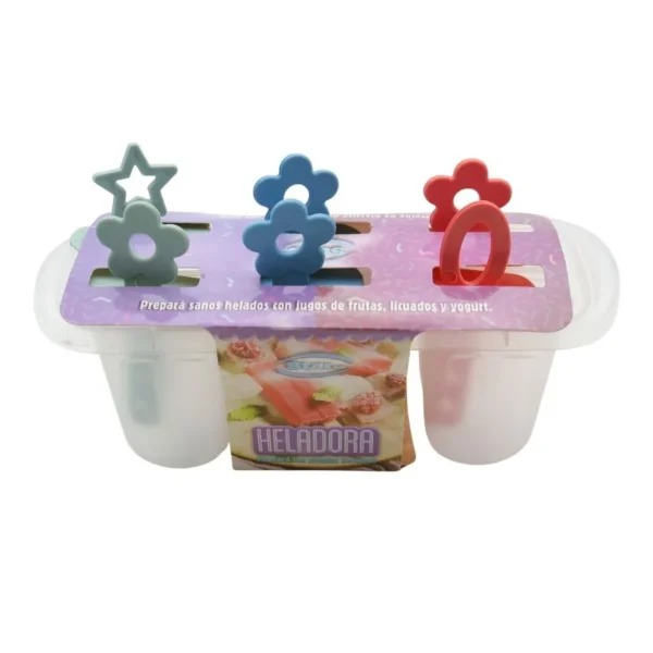 MOLDE PLAST HELADO x 6 STAR