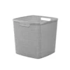 Caja plástica Yute 17 L sin tapa cuadrada - KORB