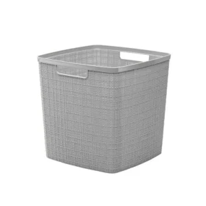 Caja plástica Yute 17 L sin tapa cuadrada – KORB