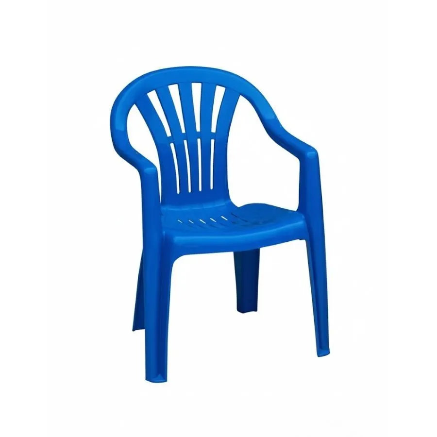 Sillón plástico Polo azul