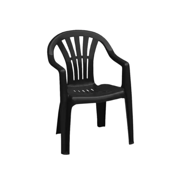 Sillón plástico Polo negro