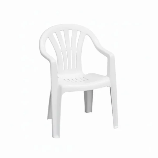 Sillón plástico Polo blanco