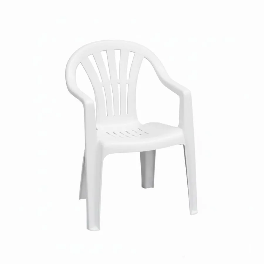 Sillón plástico Polo blanco
