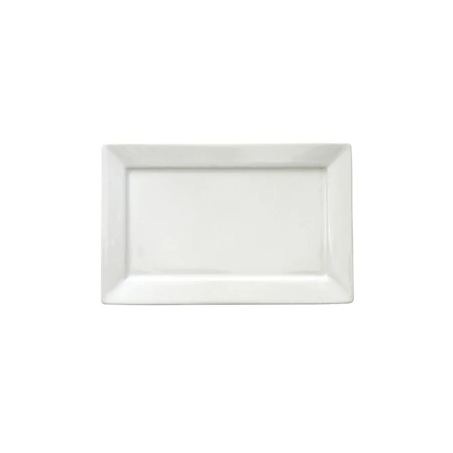Plato de postre de porcelana Plateau Blanco 24,5 x 16 cm – OXFORD