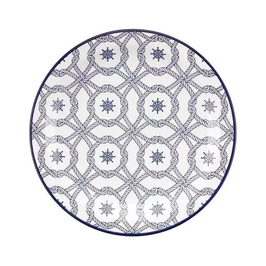 Set de vajilla cerámica Náutico 30 piezas – OXFORD