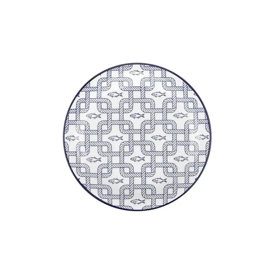 Set de vajilla cerámica Náutico 30 piezas – OXFORD