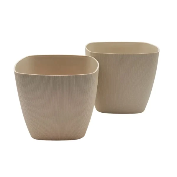 Maceta Vercelli cuadrada N° 22 – GEMPLAST