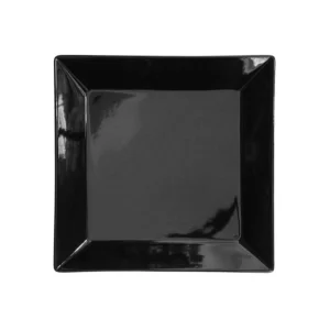 Plato de postre de porcelana Quartier Negro 20 cm – OXFORD
