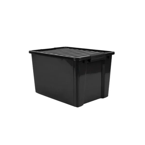 Caja plástica Life Box 50 L negra con ruedas – GARDENLIFE