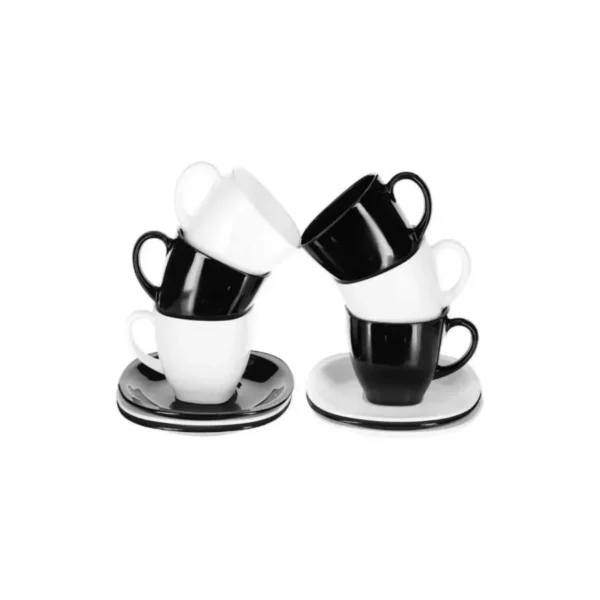 JGO VID TE x 6 c/P CARINE BCO-NEGRO