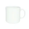 Jarro mug liso de cerámica 330 cc blanco - BIONA