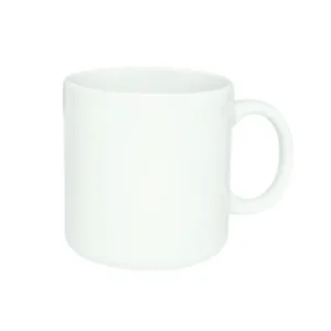 Jarro mug liso de cerámica 330 cc blanco – BIONA