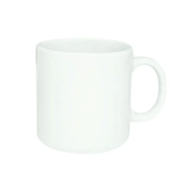 Jarro mug liso de cerámica 330 cc blanco – BIONA