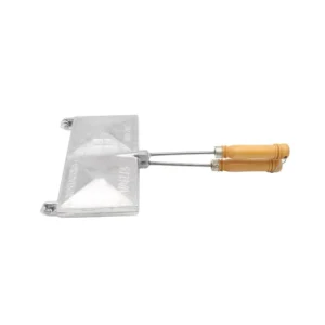 Carlitera de aluminio doble con mango de madera