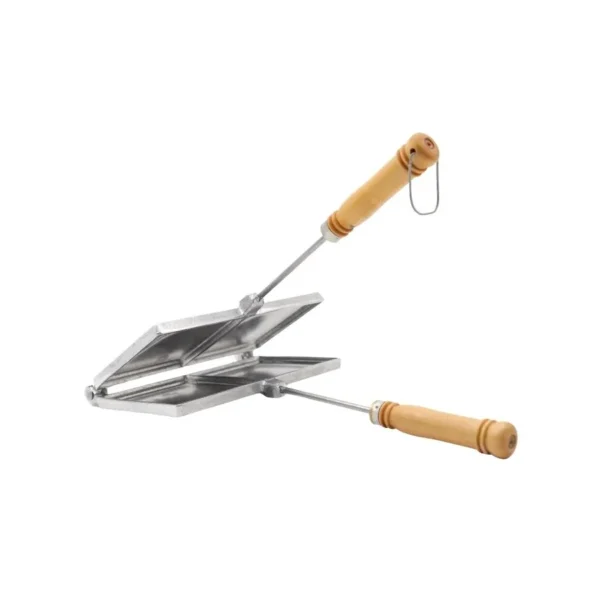 Carlitera de aluminio doble con mango de madera