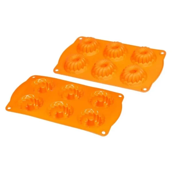 MOLDE SILICONA MUFFINS x 6 SAVARIN CUISI