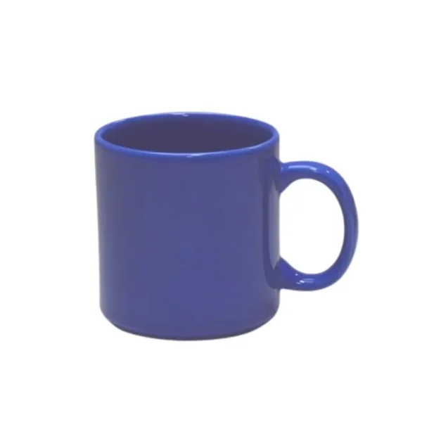 Jarro mug liso de cerámica 330 cc azul – BIONA