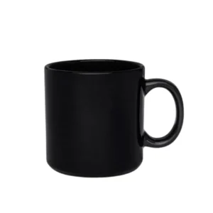 Jarro mug liso de cerámica 330 cc negro – BIONA