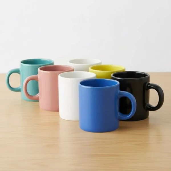 Jarro mug liso de cerámica 330 cc negro – BIONA