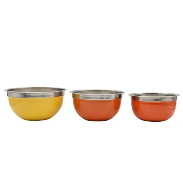 Bowl de acero inoxidable de color N° 18