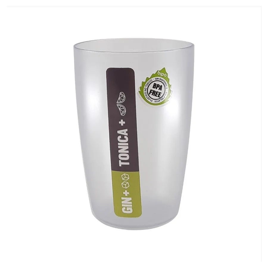 Vaso plástico con gráfica Gin/Fernet trago largo 500 cc – BIPO