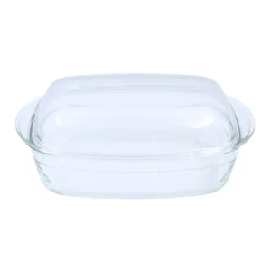 Cacerola de vidrio con tapa 4,5 L – LE CUISINE