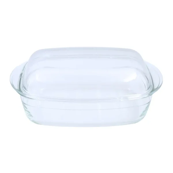 Cacerola de vidrio con tapa 4,5 L – LE CUISINE