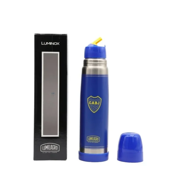 Termo de acero inoxidable Luminox Boca Juniors 1 L – LUMILAGRO