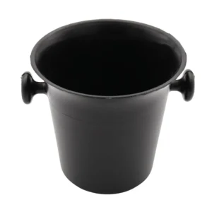 BALDE PLAST p/HIELO YESI "CH" NEGRO