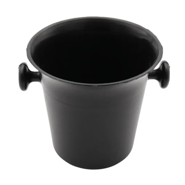 BALDE PLAST p/HIELO YESI "CH" NEGRO