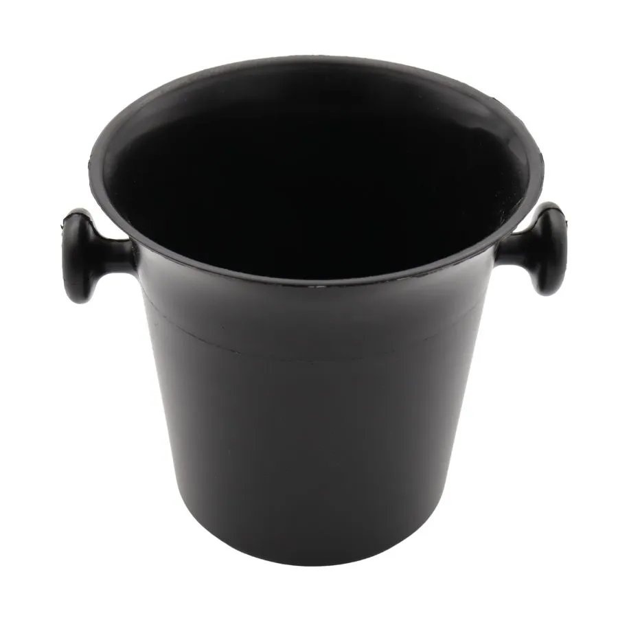 BALDE PLAST p/HIELO YESI "CH" NEGRO