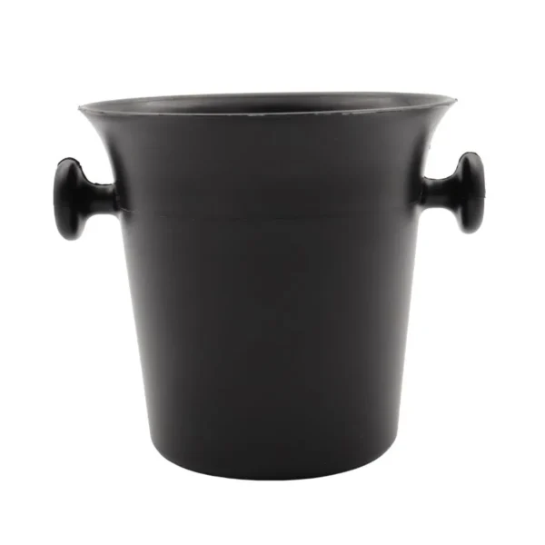BALDE PLAST p/HIELO YESI "CH" NEGRO