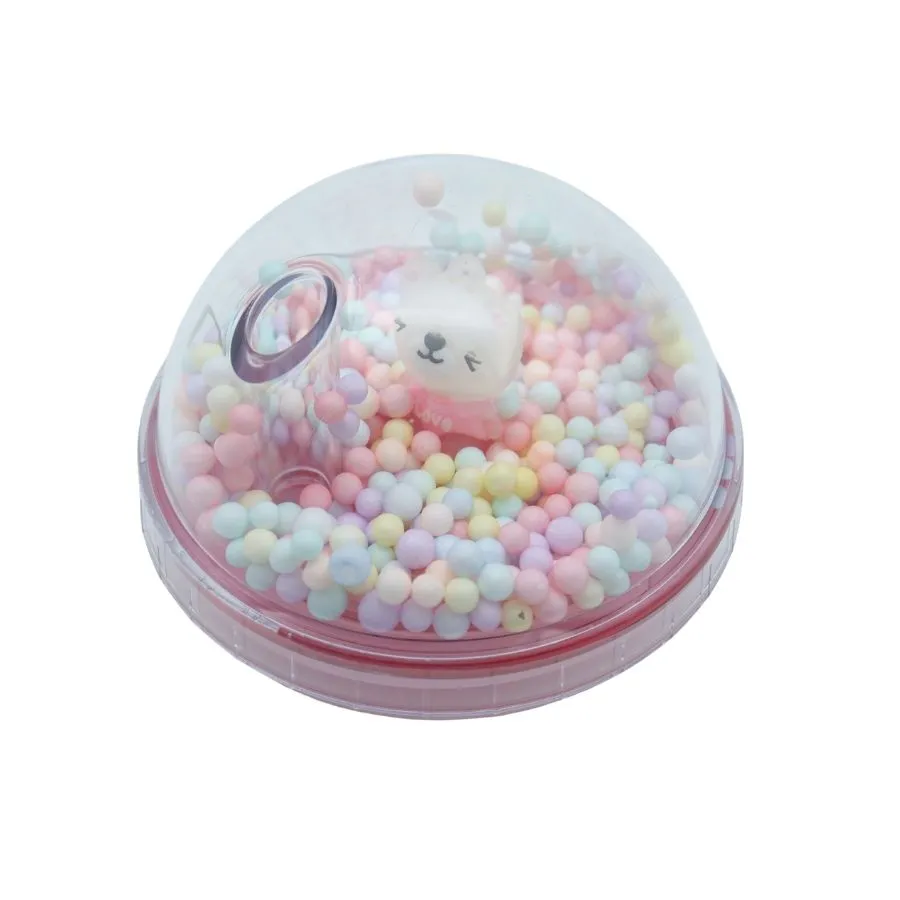 VASO ACRIL DOBLE "FROZEN" c/SORB ROSA