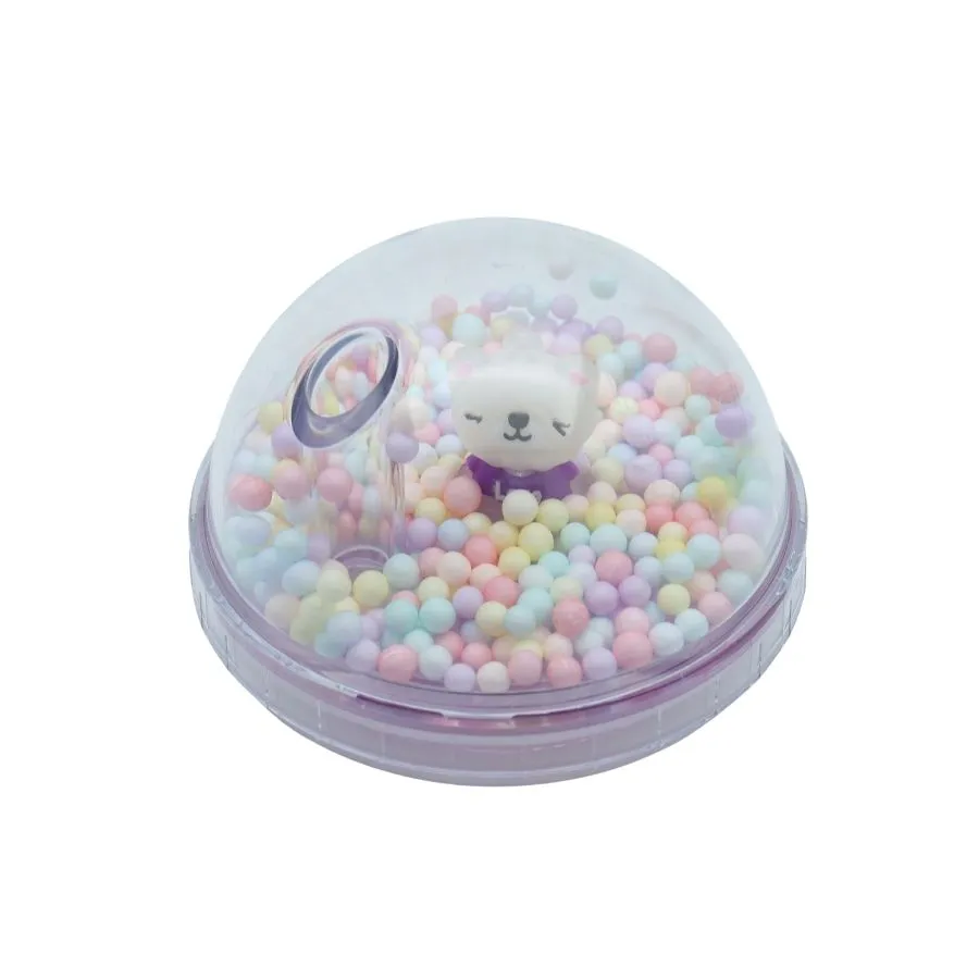 VASO ACRIL DOBLE "FROZEN" c/SORBETE VIOLETA