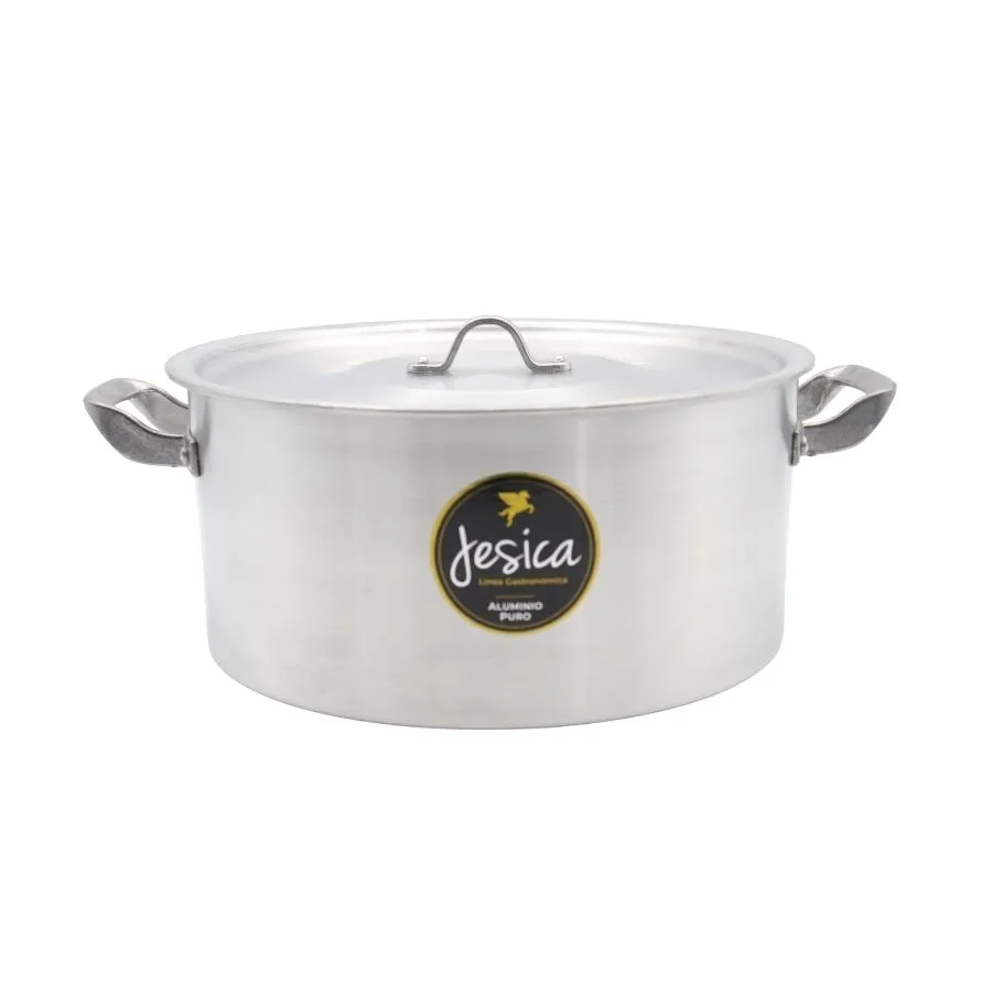 Cacerola gastronómica de aluminio Jesica 32 cm (13 L) – EL SIGLO
