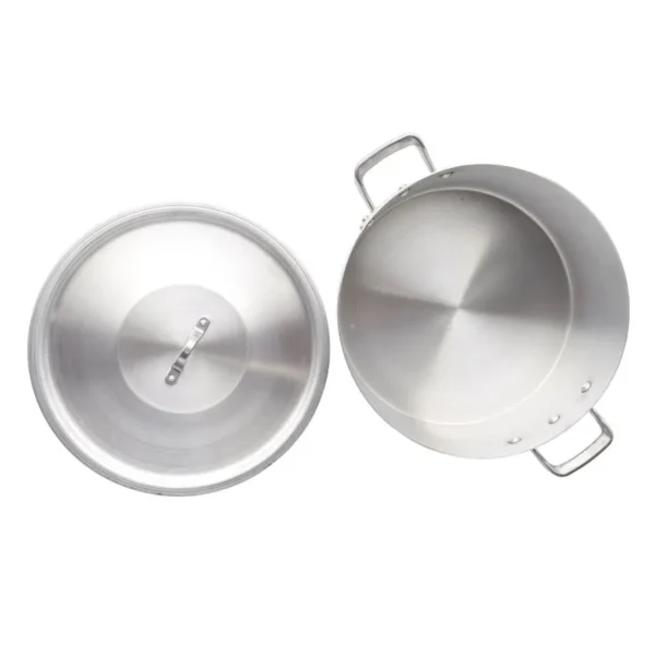 Cacerola gastronómica de aluminio Jesica 38 cm (22 L) – EL SIGLO
