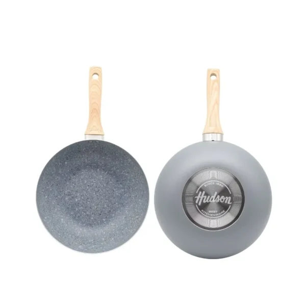 Wok antiadherente Granito 28 cm – HUDSON