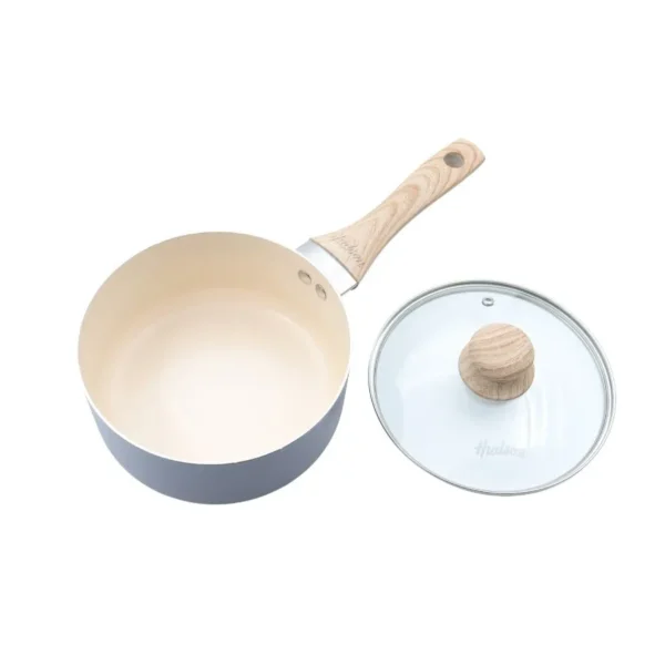 Cacerola antiadherente Crema con mango 18 cm (1,7 L) – HUDSON