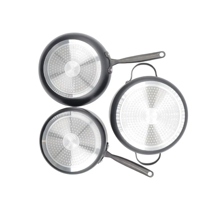 Batería de cocina antiadherente 5 piezas Total Black – HUDSON