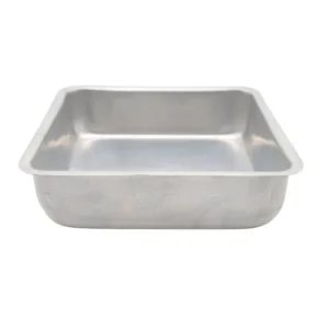 Tortera de aluminio alta cuadrada N° 26 – REAL