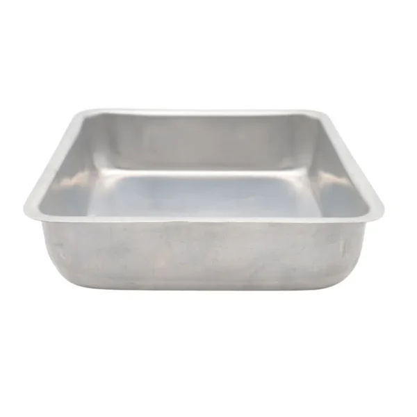 Tortera de aluminio alta cuadrada N° 26 – REAL