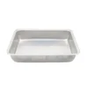 Tortera de aluminio alta rectangular N° 4 - REAL