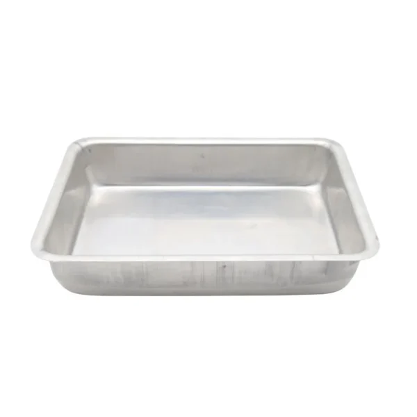 Tortera de aluminio alta rectangular N° 4 – REAL