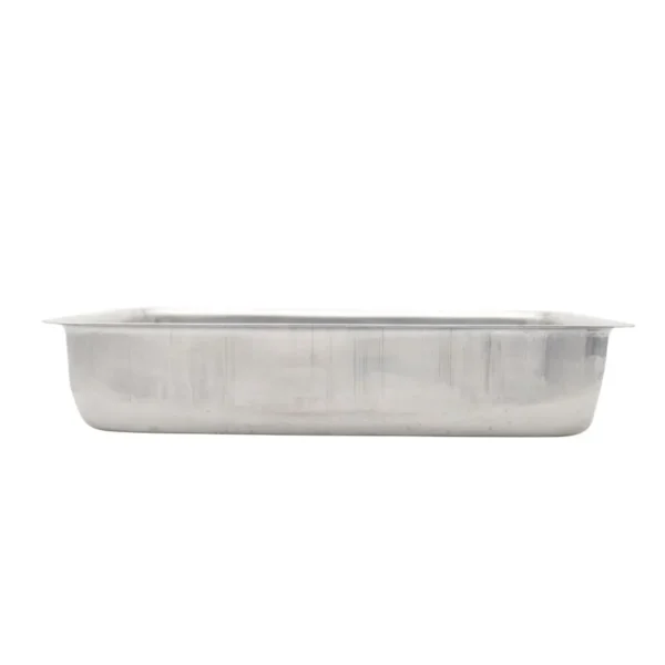 Tortera de aluminio alta rectangular N° 4 – REAL