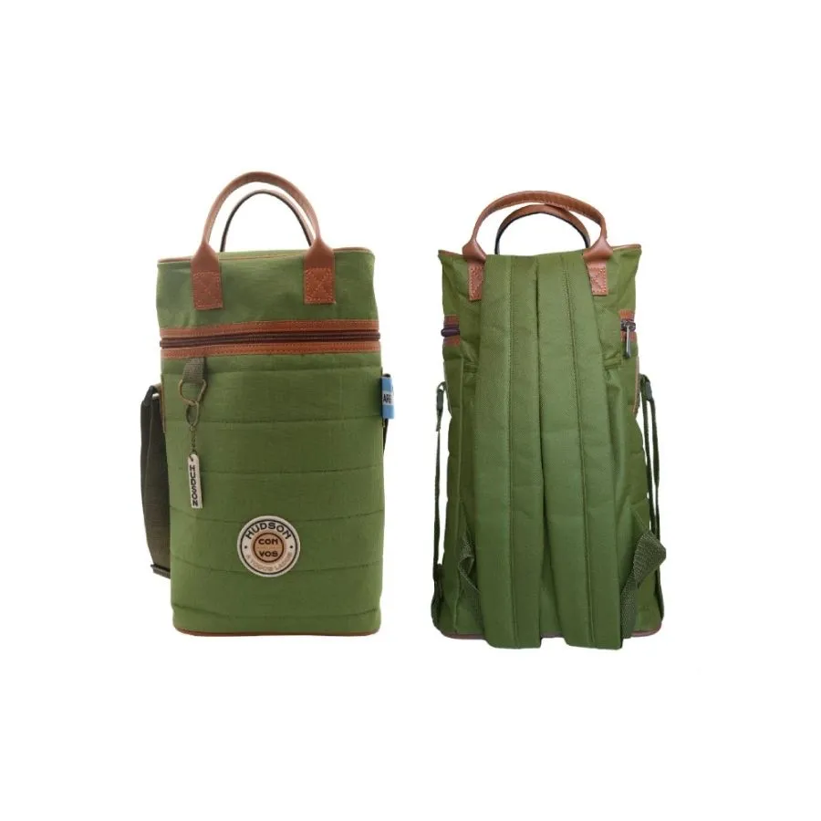 Bolso mochila matero verde – HUDSON