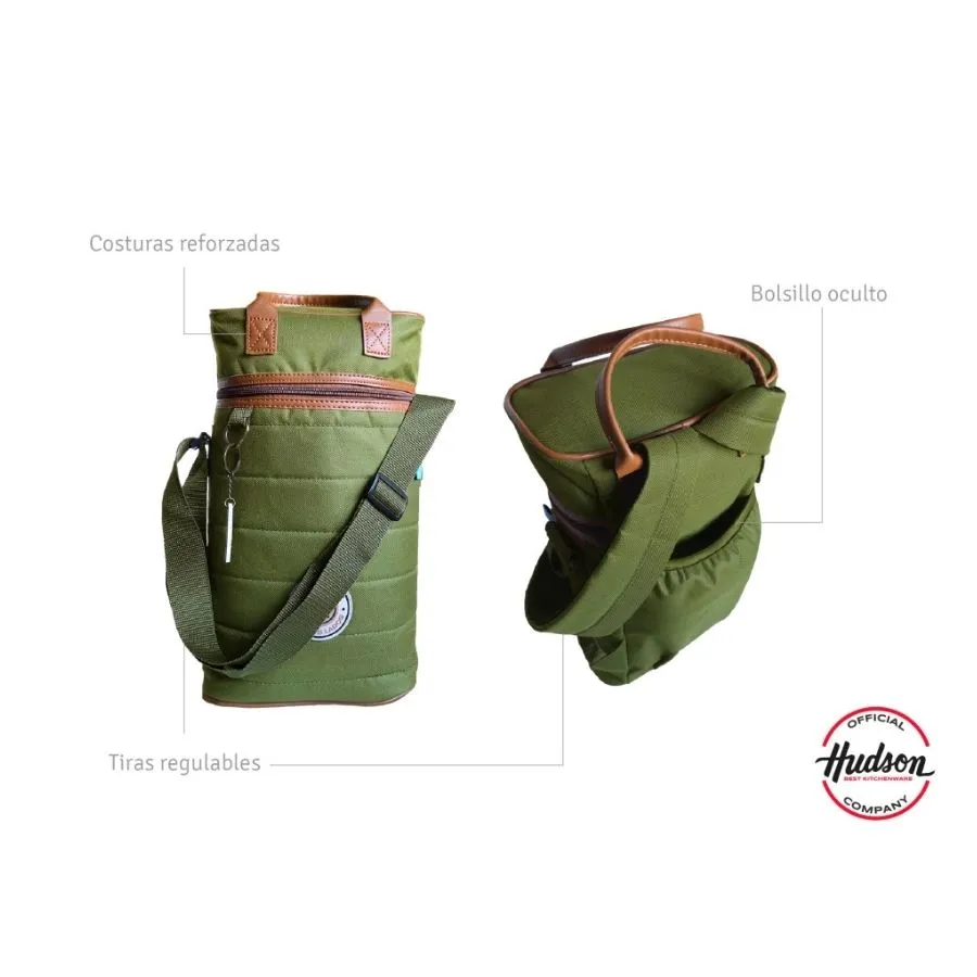 Bolso mochila matero verde - HUDSON