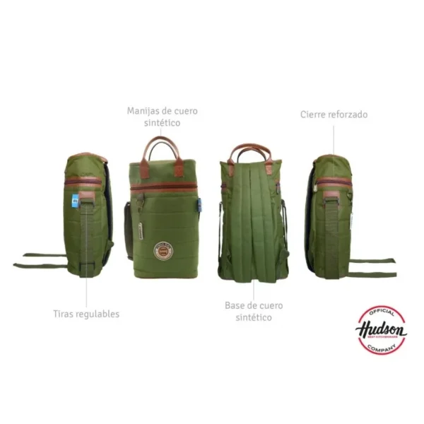 Bolso mochila matero verde – HUDSON